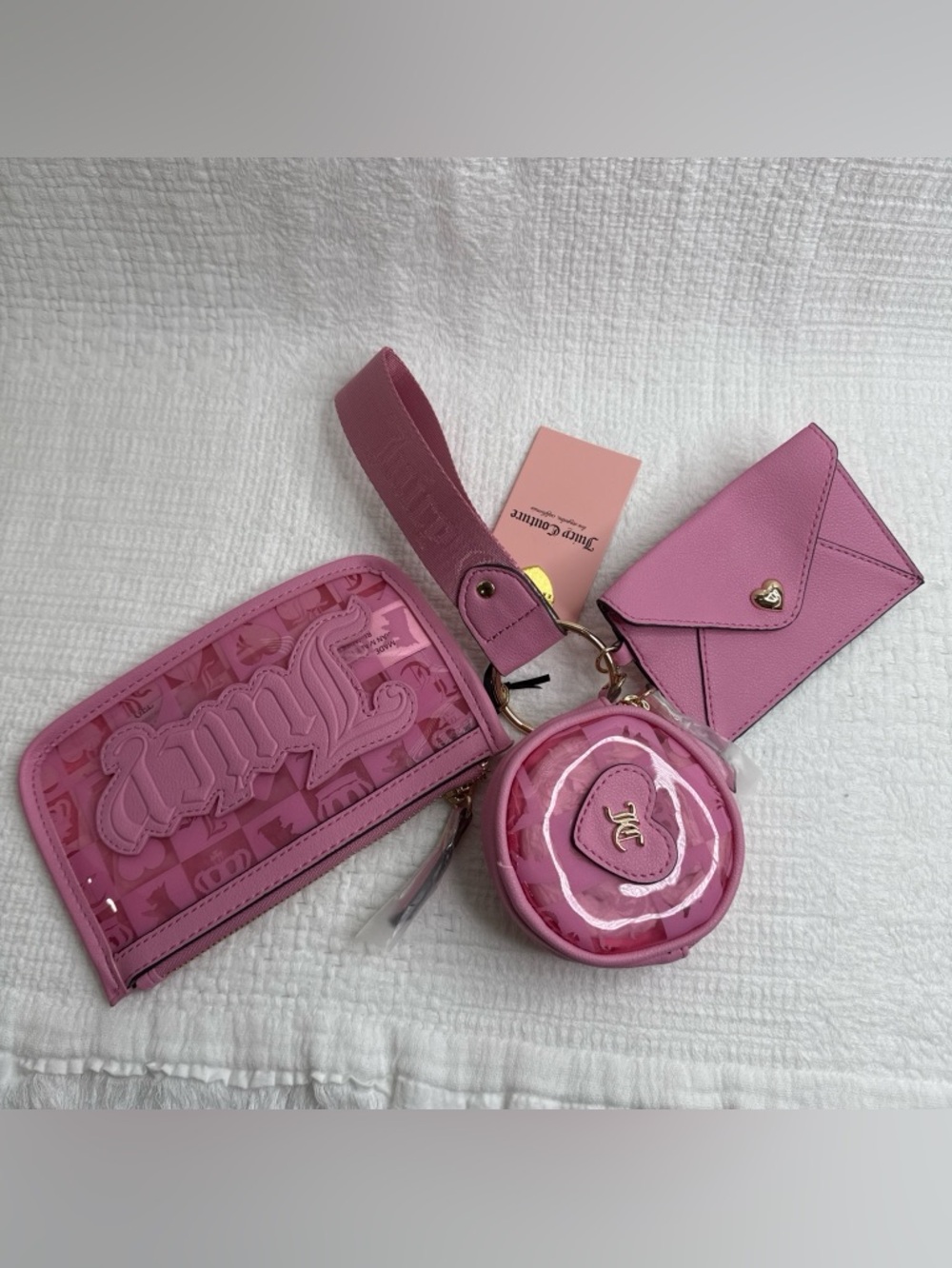Juicy Couture Cherry Blossom Juicy Paradise 3 PC Pouch 💞